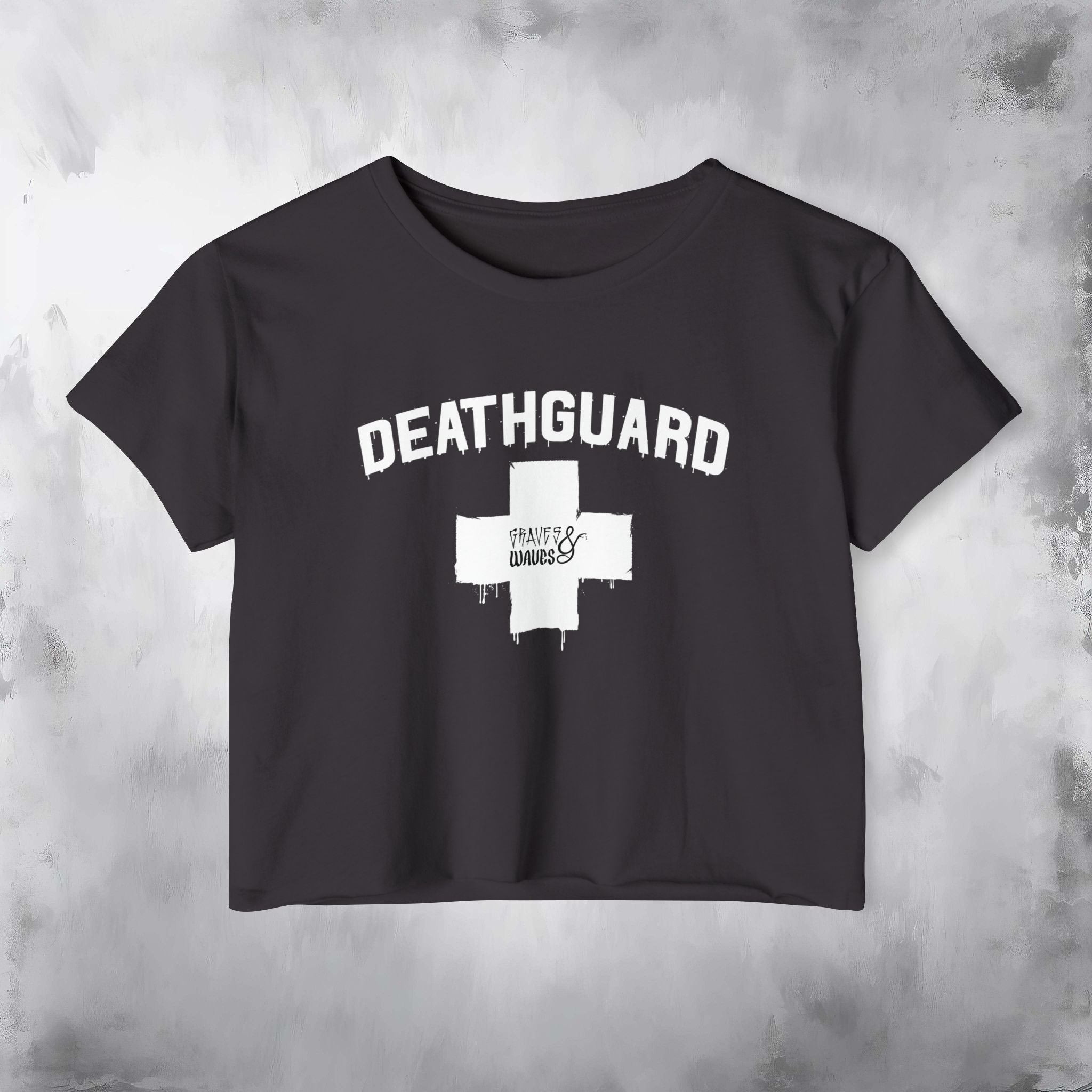 Deathguard Beach Goth Crop Top