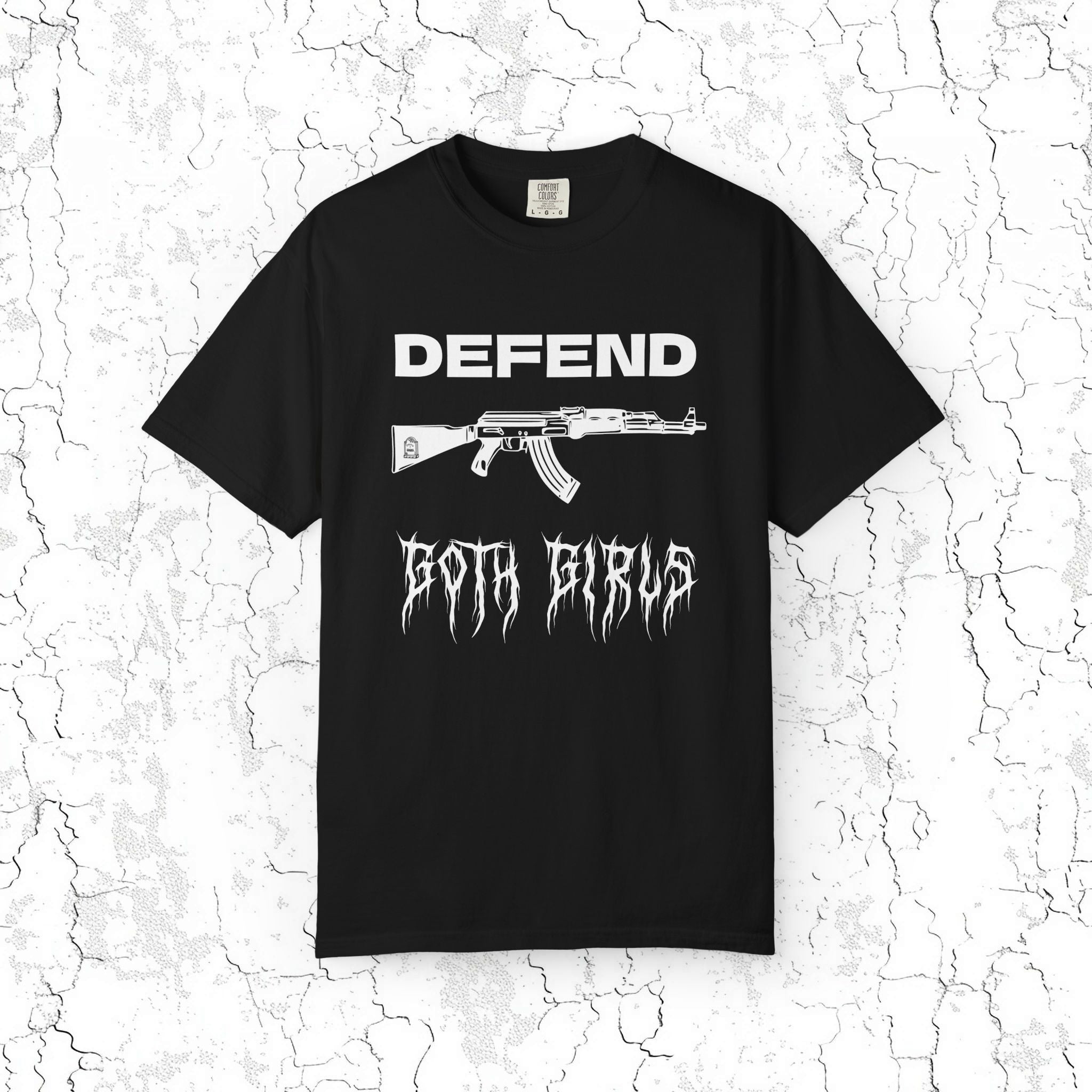 Defend Goth Girls Unisex Heavyweight Tee