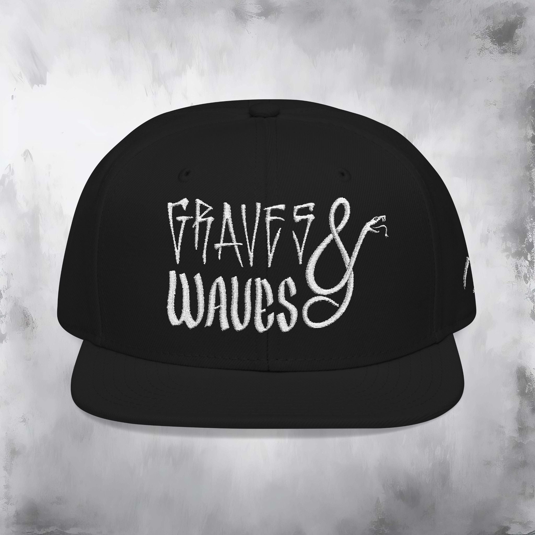 Graves & Waves Embroidered Snapback